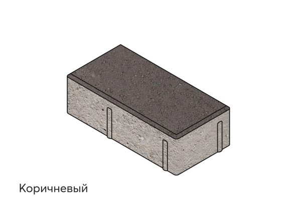 Тротуарная плитка Кирпичик